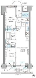 パークアクシス文京本郷 2LDKの間取図画像