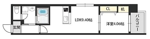 V-GRACE　AKAGAWA ｜大阪府大阪市旭区赤川１丁目(賃貸マンション1LDK・2階・34.59㎡)の写真 その2