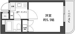エタニティ川崎 1階1Kの間取り