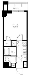 DeLCCS両国 1Kの間取図画像