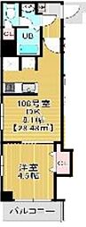 soare幕張2nd 1DKの間取図画像