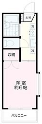 ロイヤルハイツ 1Kの間取図画像