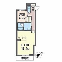 リヴィエール地行II A0102 ｜ 福岡県福岡市中央区地行３丁目14-15（賃貸マンション1LDK・1階・52.69㎡） その2