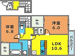 コンフォール赤坂 2階