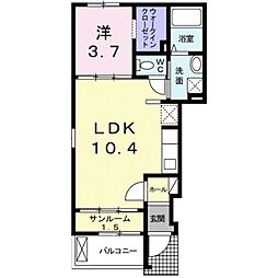間取図画像 1LDK
