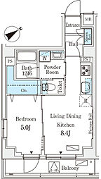 STANDZ高井戸 2階1LDKの間取り
