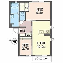 クレアーレ・スズキＢ B202 ｜ 宮城県宮城郡利府町神谷沢字塚元81-6（賃貸アパート2LDK・2階・49.28㎡） その2