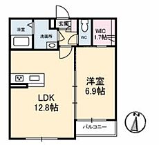 シャーメゾン　プレミアス A0202 ｜ 高知県高知市一宮南町１丁目13-8（賃貸アパート1LDK・2階・43.34㎡） その2