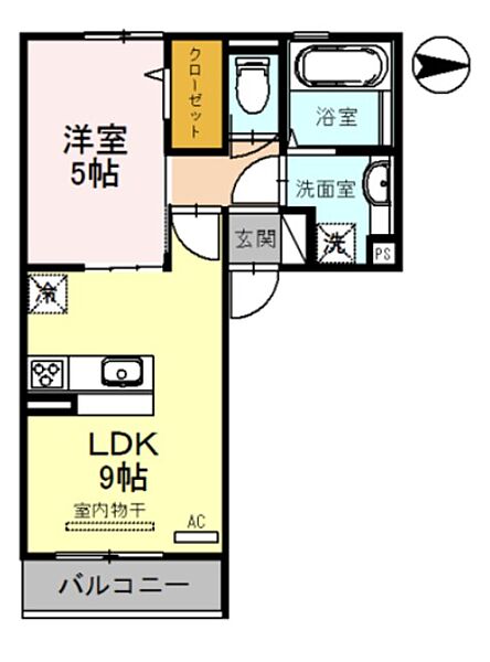 PARKSIDE新金岡 ｜大阪府堺市北区新金岡町５丁(賃貸アパート1LDK・1階・36.51㎡)の写真 その2