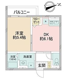 間取図画像 1DK