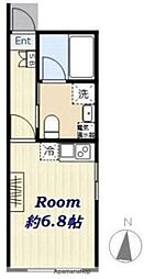 PREMIUMHILLS戸越公園 ワンルームの間取図画像