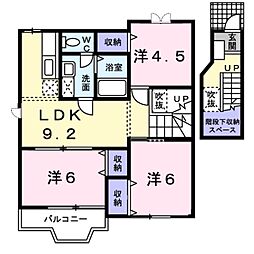 エルンテ 3LDKの間取図画像