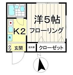 間取図画像 1K