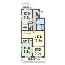 アメニティヒルズ 00307 ｜ 茨城県ひたちなか市大字堀口162-1（賃貸マンション3LDK・3階・67.56㎡） その2