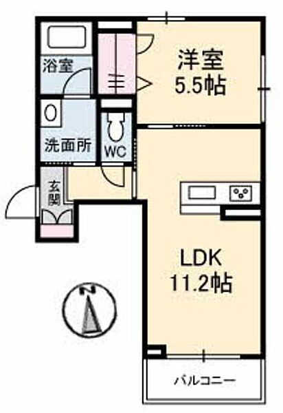 画像2:間取図