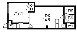アイリス渋谷 1LDKの間取図画像