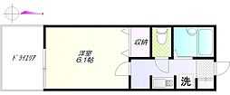 ブルーベル上井草 1Kの間取図画像