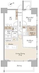 ライトテラス新宿御苑 3階2SLDKの間取り