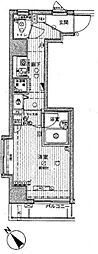 プレール御茶ノ水弐番館 1階1Kの間取り
