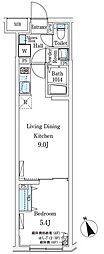 CREATIF駒澤大学前 1LDKの間取図画像