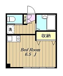 KTビル ワンルームの間取図画像