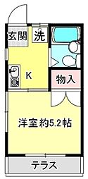 間取図画像 1K