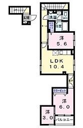 S・T・R 2階3LDKの間取り