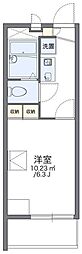 レオパレスMASA 94 2階1Kの間取り
