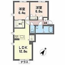 シャーメゾン　レジーナ 103 ｜ 青森県青森市矢作３丁目1-2（賃貸アパート2LDK・1階・59.54㎡） その2