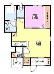 間取図画像 1LDK
