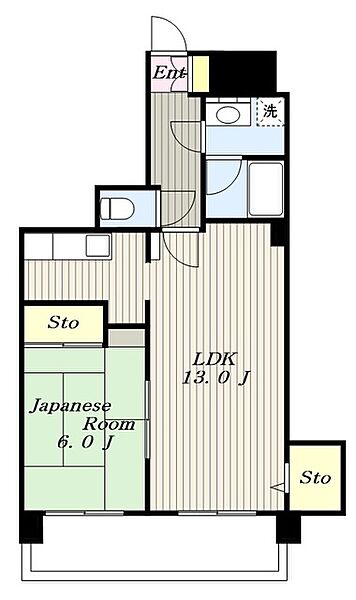 サンパレス池田93 202｜神奈川県川崎市麻生区王禅寺西６丁目(賃貸マンション1SDK・2階・50.11㎡)の写真 その2