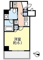 グランヴァン板橋本町2 1Kの間取図画像