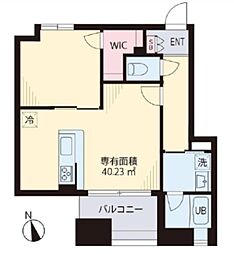 AnseieMatsudo 1LDKの間取図画像
