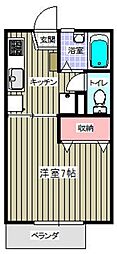 間取図画像 1K