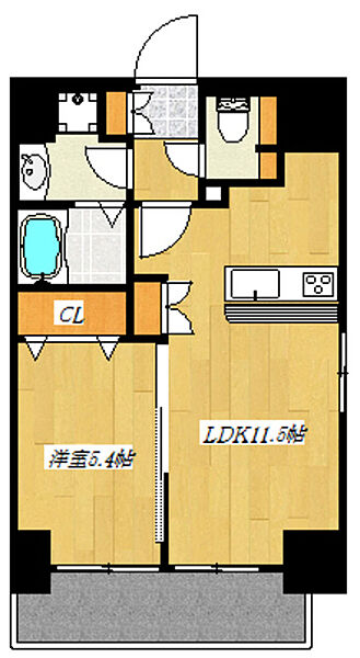 画像2:☆1LDKの間取りにです☆