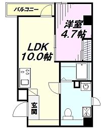 間取図画像 1LDK