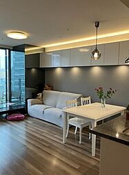 新交通ゆりかもめ 新豊洲駅 徒歩6分の賃貸マンション 13階2LDKのリビング/ダイニング