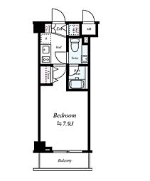 ステージグランデ大泉学園 1階1Kの間取り