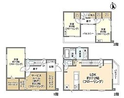 Kolet足立島根02 1階3SLDKの間取り