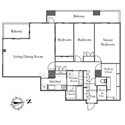 間取図画像 3LDK