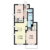 メゾン　アルディＡ 00105 ｜ 栃木県宇都宮市若松原１丁目22-7（賃貸アパート2LDK・1階・54.50㎡） その2