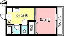 間取図画像 1K