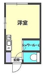 RHVilla・新高円寺 ワンルームの間取図画像