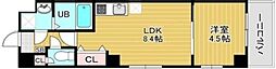 ソレイユ北砂 1LDKの間取図画像