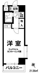 ライオンズマンション護国寺第5 1Kの間取図画像