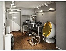 トラック両国 10階1Kのリビング/ダイニング