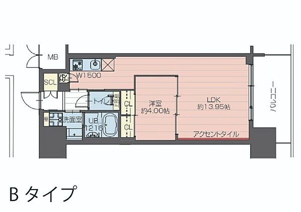 大阪府大阪市淀川区宮原１丁目(賃貸マンション1LDK・14階・42.42㎡)の写真 その2