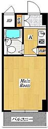 ダイホープラザ東高円寺 1Kの間取図画像