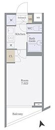 ビバリーホームズ上石神井 1Kの間取図画像