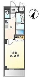Prime Court・川口 2階1Kの間取り